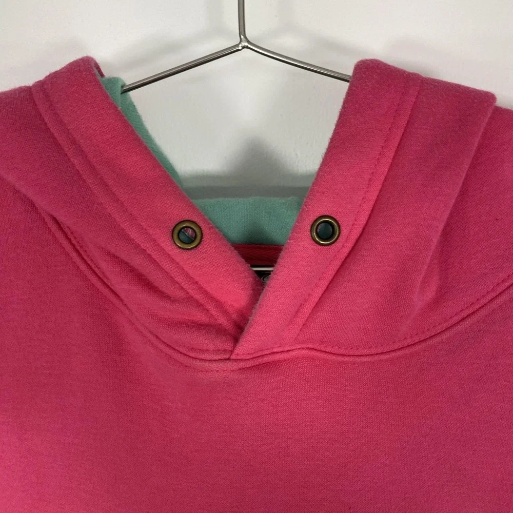 Scummy Bears Hoodie Mens Large Pink Teal Graphic Pullover Fleece Horror Art - Picture 8 of 16